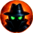 Cyber attack map icon